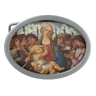 Madonna and Child with Eight Angels by Botticelli Belt Buckles