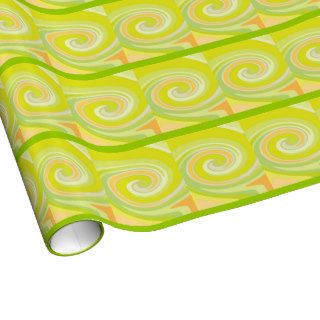 Light green swirl design, gift wrap.