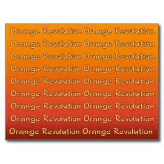 Orange Revolution Postcard