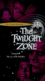 The Twilight Zone Eye of the Beholder/ Living Doll [VHS] Rod Serling, Robert McCord, Jay Overholts, Vaughn Taylor, James Turley, Jack Klugman, Burgess Meredith, John Anderson, J. Pat O'Malley, Barney Phillips, George Mitchell, Cyril Delevanti Movies