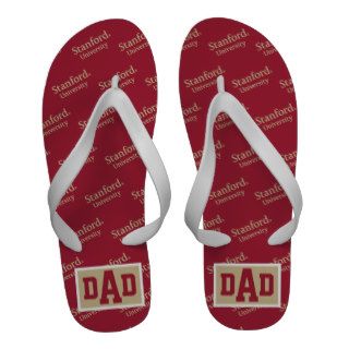 Stanford University Dad Flip Flops
