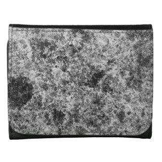 Dark Gray Grungy Abstract Design Wallet