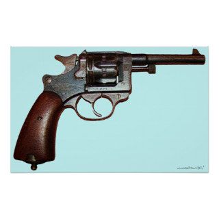 Cool antique gun art poster