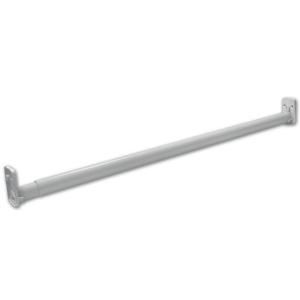 ClosetMaid Selectives Brushed Nickel 30 in.   48 in. Adjustable Teardrop Closet Rod DISCONTINUED 7043