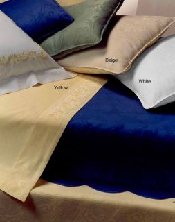 Dea Parigi 275 Thread Count Egyptian Cotton Linens (King/Yellow Duvet Cover) Dea Duvet Covers