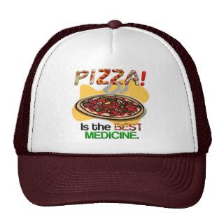 Pizza is the Best Medicine Mesh Hat