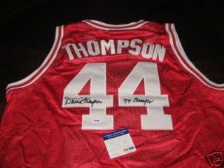 David Thompson Autographed Jersey   Nc State 74 Champs Psa dna   Autographed NFL Jerseys Sports Collectibles