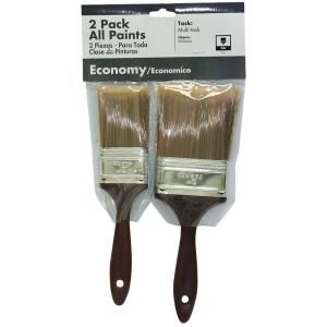 Linzer 2 in. Flat, 3 in. Flat Paint Brush Set A124S