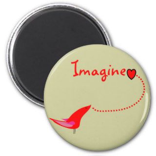 "Imagine"   John Gifts Refrigerator Magnets