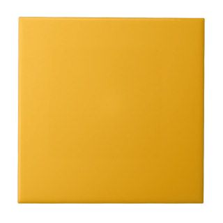 Solid Gold Background   Add Your Message Ceramic Tiles