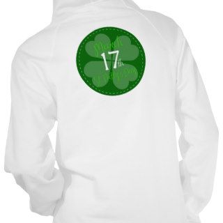 St. Patrick’s Day Clover Hooded Sweatshirt