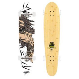 Arbor Blunt Bamboo Longboard Bamboo, One Size  Longboard Skateboards  Sports & Outdoors