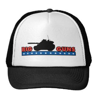 Big Guns USA ~ Tank American Military Patriot Hat