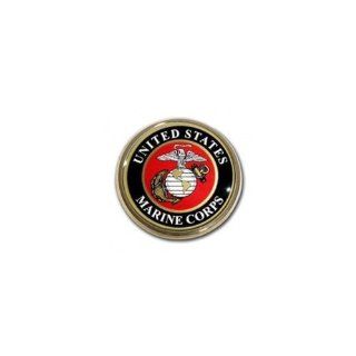 US Marine Seal Chrome Auto Emblem Automotive