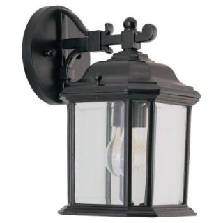 Sea Gull Lighting Kent 1 Light Outdoor Black Wall Fixture 84029 12