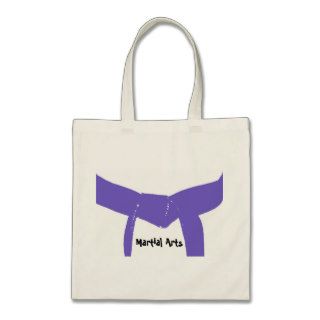Martial Arts Purple Belt Canvas Tote Bag