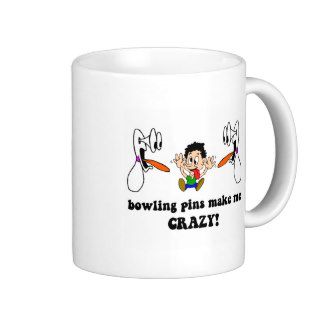 Crazy funny bowling mug