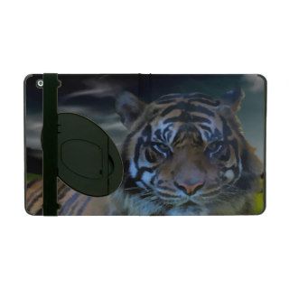 Bengal Tiger Face Watercolor Wildlife iPad Cover