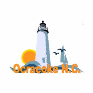 Ocracoke Island Lighthouse. Cut Outs