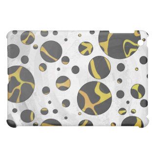 Giraffe Brown and Yellow Print iPad Mini Cover