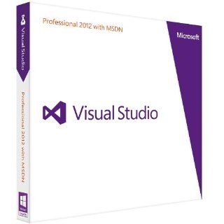 Visual Studio Professional with MSDN 2012 [Old Version] Software