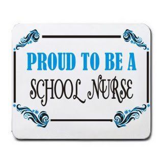 Proud To Be a School Nurse Mousepad  Mouse Pads 
