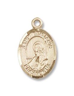 Gold Filled St. Benjamin Pendant 1/2 x 1/4 inch Medal Pendant Necklaces Jewelry