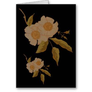 White Camellia Flowers Cards