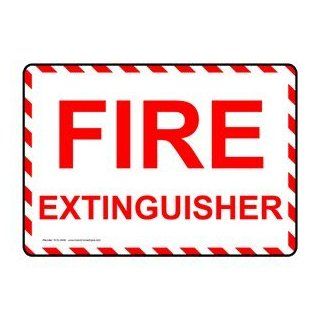 Fire Extinguisher Sign NHE 6830 Fire Safety / Equipment  Business And Store Signs 
