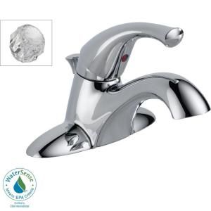 Delta Classic 4 in. Centerset Single Handle Low Arc Bathroom Faucet in Chrome 521 DST A