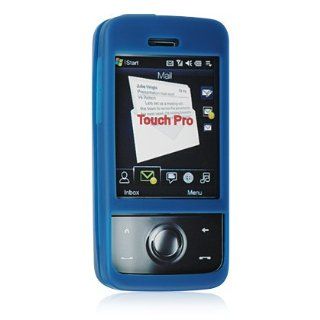 Sprint HTC Touch Pro Gel Skin Silicone Case   Blue Cell Phones & Accessories
