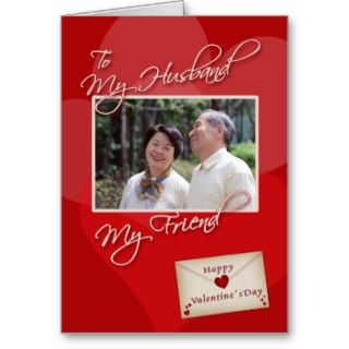 Valentine's Day, My Husband   Photo card template