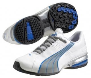 PUMA Men's Jago V Sneaker,White/Black/Royal,8 D Shoes
