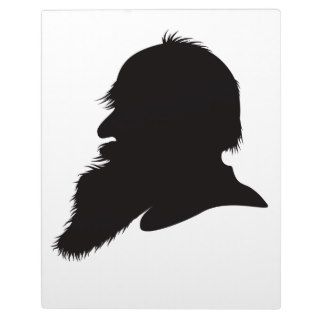 Leo Tolstoy profile portrait Display Plaque