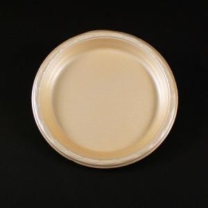 Dispoz O Enviroware 9 in. Foam Plate, Wheat, 500 Per Case DZO GFP9