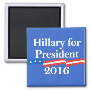 Hillary for President 2016 Refrigerator Magnets