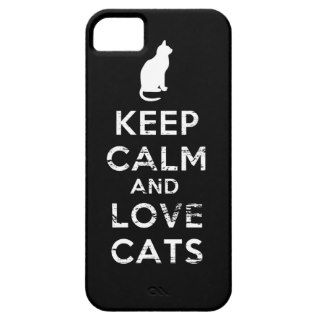 Keep Calm and Love Cats iPhone 5 Covers