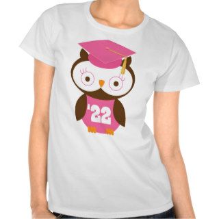 Graduation Hat Owl Class of 2022 Gift Tee Shirts