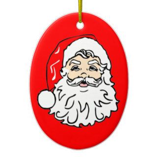 Santa Clause Dont Stop Believing Xmas Ornament