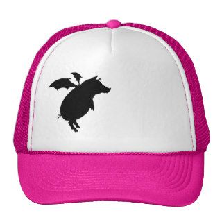 Flying piggy trucker hats