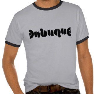 Dubuque ambigram t shirts