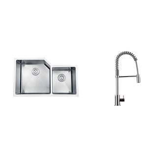 Ruvati Stainless Steel Kitchen Sink/ Polished Chrome Faucet Set Ruvati Sink & Faucet Sets