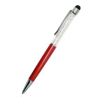 Mavis's Diary (Red)Diamond Style 2 in 1 (Ball pen+ Stylus/styli) Touch Screen Pen for iPhone 4 4s 3 3Gs iPod/iPad 2 3,Kindle Fire HD SONY PLAYSTATION PSP PS VITA, HTC Flyer EVO View 4G, Motorola Xoom, Samsung Galaxy, BlackBerry Playbook AMM0101US with 