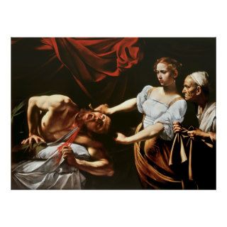 Judith Beheading Holofernes   Caravaggio Poster
