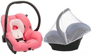 Maxi Cosi Mico AP Car Seat with Bug Shield, Precious Pink  Child Safety Car Seats  Baby