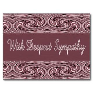 With Deepest Sympathy Postcards