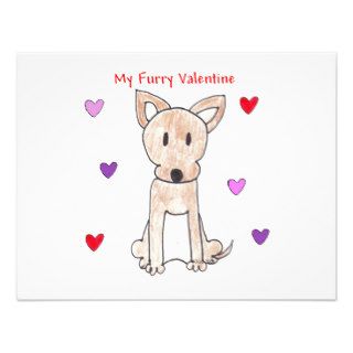 Chihuahua Furry Valentine Invites