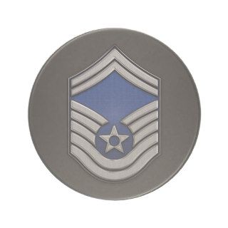 US Air Force Senior Master Sergeant (SMSgt) Drink Coaster