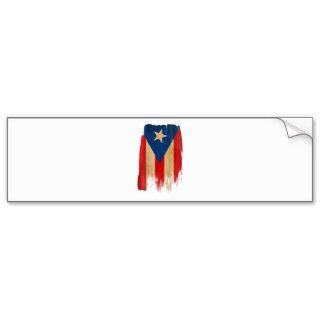 Puerto Rican Flag Bumper Stickers