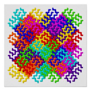 Tessellation Pattern Poster / Wall Art
